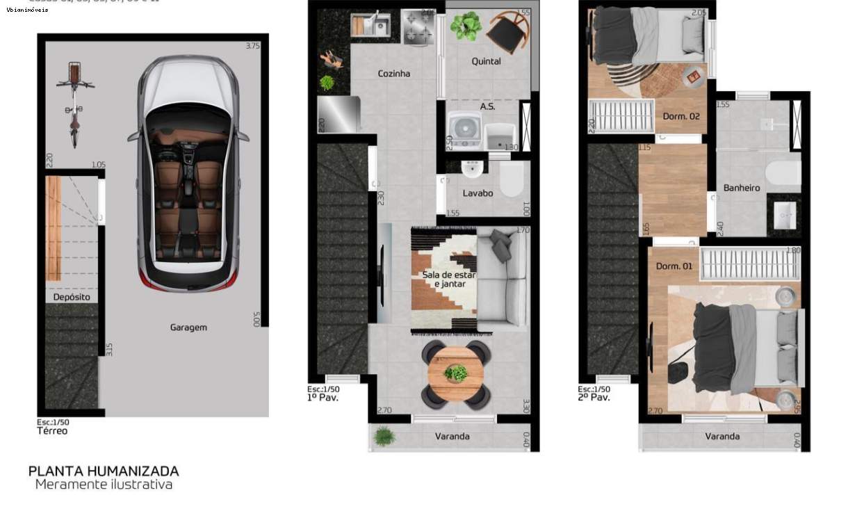 Casa, 2 quartos, 84 m² - Foto 23